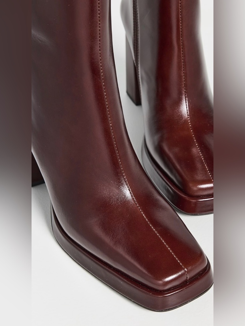 Jeffery Campbell Maximal Boots in Dark Tan Size 6